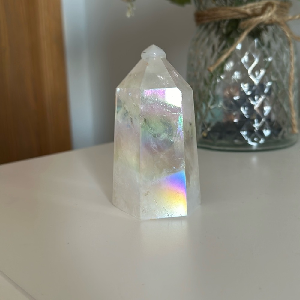Iridescent Crystal Decor Accent